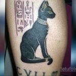 тату египетская богиня кошка 02.12.2019 №707 -Bastet tattoo- tatufoto.com