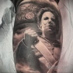 тату рукав в стиле хоррор 12.12.2019 №041 -horror tattoo sleeve- tatufoto.com