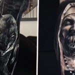 тату хоррор реализм 12.12.2019 №002 -horror tattoo realism- tatufoto.com