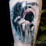 тату хоррор реализм 12.12.2019 №016 -horror tattoo realism- tatufoto.com