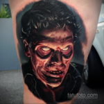 тату хоррор реализм 12.12.2019 №026 -horror tattoo realism- tatufoto.com