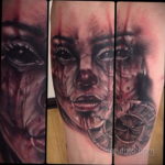 тату хоррор реализм 12.12.2019 №041 -horror tattoo realism- tatufoto.com