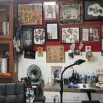 фото интерьера помещения тату салона 15.12.2019 №020 -tattoo parlor- tatufoto.com