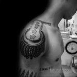 фото тату эполет на плече (погон) 10.12.2019 №023 -tattoo epaulettes- tatufoto.com