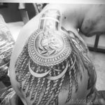 фото тату эполет на плече (погон) 10.12.2019 №065 -tattoo epaulettes- tatufoto.com