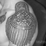 фото тату эполет на плече (погон) 10.12.2019 №074 -tattoo epaulettes- tatufoto.com
