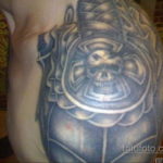 фото тату эполет на плече (погон) 10.12.2019 №080 -tattoo epaulettes- tatufoto.com