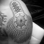 фото тату эполет на плече (погон) 10.12.2019 №111 -tattoo epaulettes- tatufoto.com