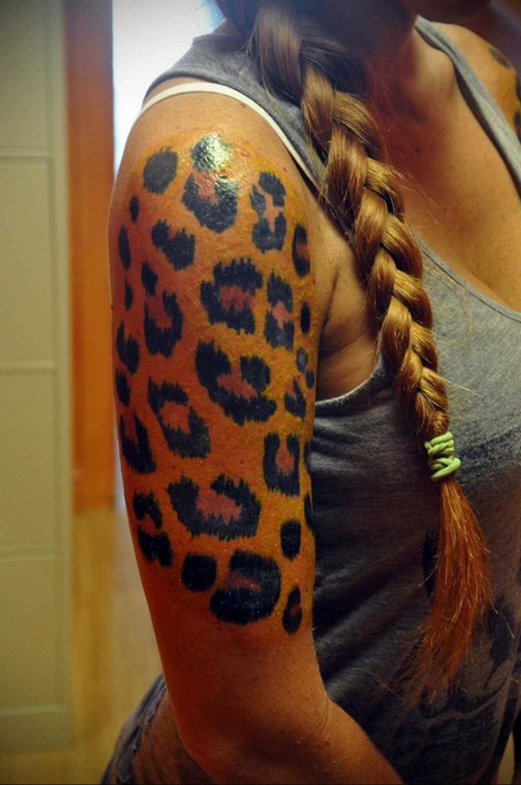 Фото тату Гепард 12.01.2020 № 021 -cheetah tattoo- tatufoto.com.