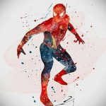 Тату супергерой Человек-паук 15.01.2020 №003 -Marvel Tattoo- tatufoto.com