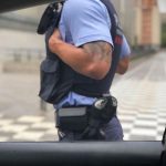 Фото действующего сотрудника полиции в форме с татуировками на теле для tatufoto.com 30