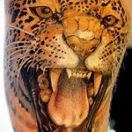 Фото тату Гепард 12.01.2020 №013 -cheetah tattoo- tatufoto.com