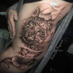 Фото тату Гепард 12.01.2020 №033 -cheetah tattoo- tatufoto.com