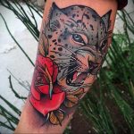 Фото тату Гепард 12.01.2020 №041 -cheetah tattoo- tatufoto.com