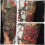 Фото тату Гепард 12.01.2020 №042 -cheetah tattoo- tatufoto.com