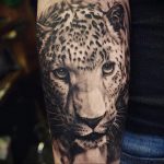 Фото тату Гепард 12.01.2020 №045 -cheetah tattoo- tatufoto.com