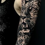 Фото тату Гепард 12.01.2020 №051 -cheetah tattoo- tatufoto.com