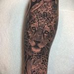 Фото тату Гепард 12.01.2020 №052 -cheetah tattoo- tatufoto.com