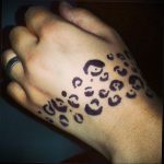 Фото тату Гепард 12.01.2020 №123 -cheetah tattoo- tatufoto.com