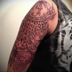 Фото тату Гепард 12.01.2020 №140 -cheetah tattoo- tatufoto.com