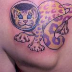 Фото тату Гепард 12.01.2020 №141 -cheetah tattoo- tatufoto.com