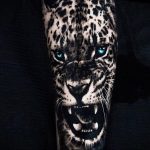 Фото тату Гепард 12.01.2020 №174 -cheetah tattoo- tatufoto.com