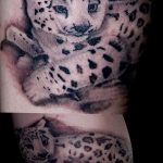 Фото тату Гепард 12.01.2020 №182 -cheetah tattoo- tatufoto.com
