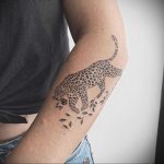 Фото тату Гепард 12.01.2020 №201 -cheetah tattoo- tatufoto.com
