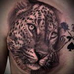 Фото тату Гепард 12.01.2020 №204 -cheetah tattoo- tatufoto.com
