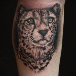 Фото тату Гепард 12.01.2020 №211 -cheetah tattoo- tatufoto.com