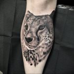 Фото тату Гепард 12.01.2020 №217 -cheetah tattoo- tatufoto.com