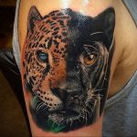 Фото тату Гепард 12.01.2020 №256 -cheetah tattoo- tatufoto.com