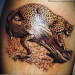 Фото тату Гепард 12.01.2020 №277 -cheetah tattoo- tatufoto.com