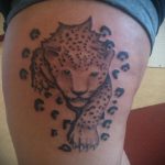 Фото тату Гепард 12.01.2020 №280 -cheetah tattoo- tatufoto.com