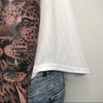 Фото тату Гепард 12.01.2020 №291 -cheetah tattoo- tatufoto.com