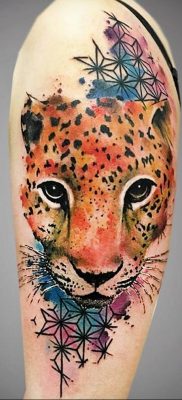 Фото тату Гепард 12.01.2020 №310 -cheetah tattoo- tatufoto.com