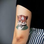 Фото тату Гепард 12.01.2020 №318 -cheetah tattoo- tatufoto.com