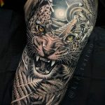 Фото тату Гепард 12.01.2020 №326 -cheetah tattoo- tatufoto.com