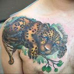 Фото тату Гепард 12.01.2020 №336 -cheetah tattoo- tatufoto.com