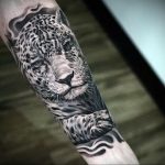 Фото тату Гепард 12.01.2020 №343 -cheetah tattoo- tatufoto.com