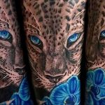 Фото тату Гепард 12.01.2020 №351 -cheetah tattoo- tatufoto.com