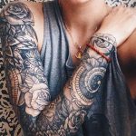 женская татуировка 21.01.2020 №049 -female tattoo- tatufoto.com