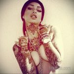 класная женская тату 21.01.2020 №081 -beautiful female tattoo- tatufoto.com
