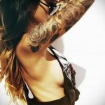 класная женская тату 21.01.2020 №112 -beautiful female tattoo- tatufoto.com