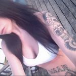 класная женская тату 21.01.2020 №130 -beautiful female tattoo- tatufoto.com