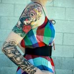 класная женская тату 21.01.2020 №177 -beautiful female tattoo- tatufoto.com