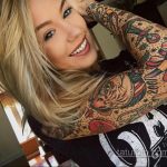 класная женская тату 21.01.2020 №180 -beautiful female tattoo- tatufoto.com