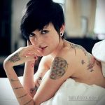 класная женская тату 21.01.2020 №201 -beautiful female tattoo- tatufoto.com