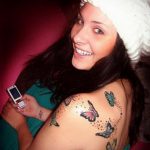 класная женская тату 21.01.2020 №209 -beautiful female tattoo- tatufoto.com