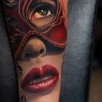 класная женская тату 21.01.2020 №247 -beautiful female tattoo- tatufoto.com